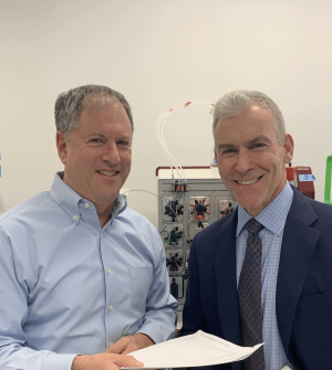 Dr. David Block and Phil Robilotto signed a follow-on investment agreement in the summer of 2023.